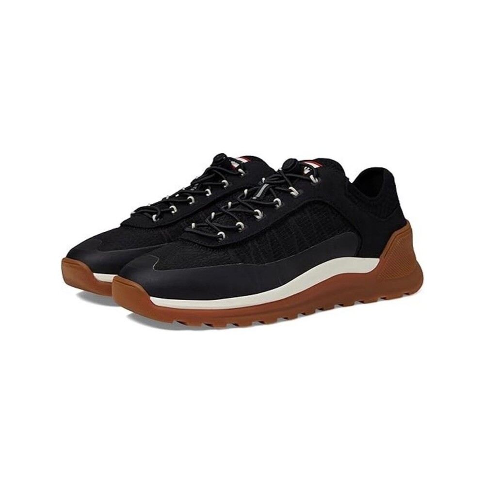 Hunter Travel Trainer Sneakers Black Shaded White Walking Shoes Women 7